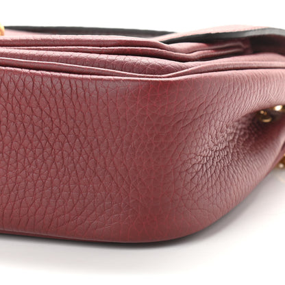 Mulberry Heavy Grained Calfskin Darley Satchel Crimson 9 of 10