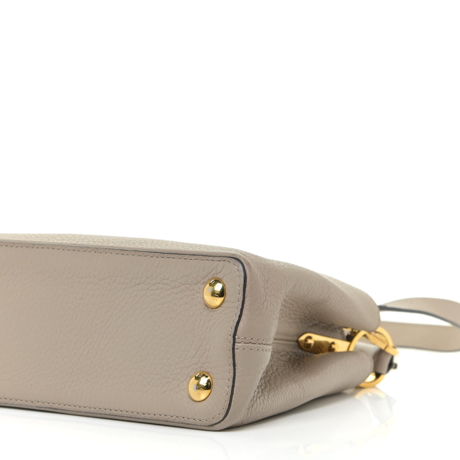 Louis Vuitton Taurillon Capucines BB Galet 10 of 21