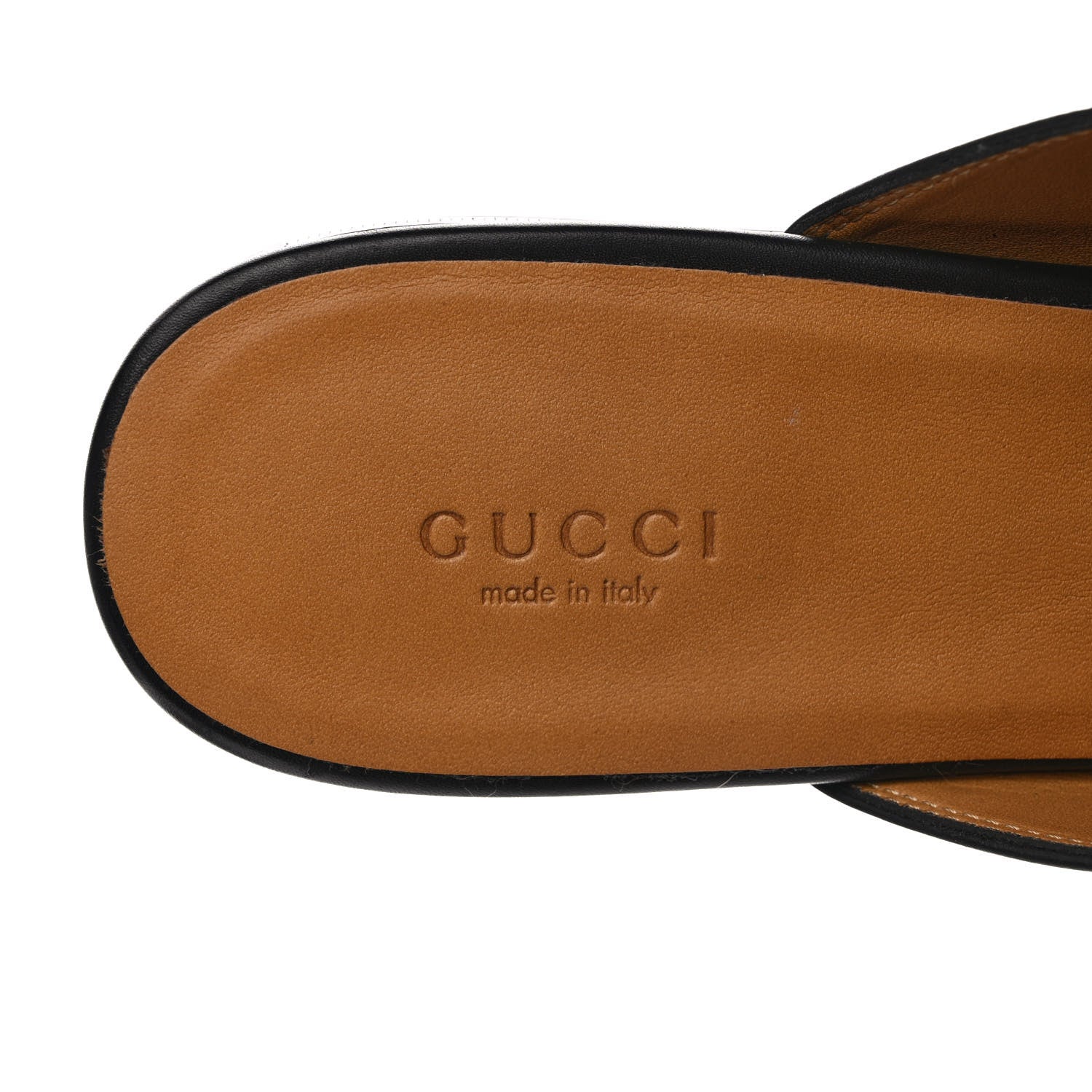 Gucci Calfskin Womens Princetown Slippers 40 Black 7 of 10