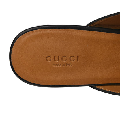 Gucci Calfskin Womens Princetown Slippers 40 Black 7 of 10