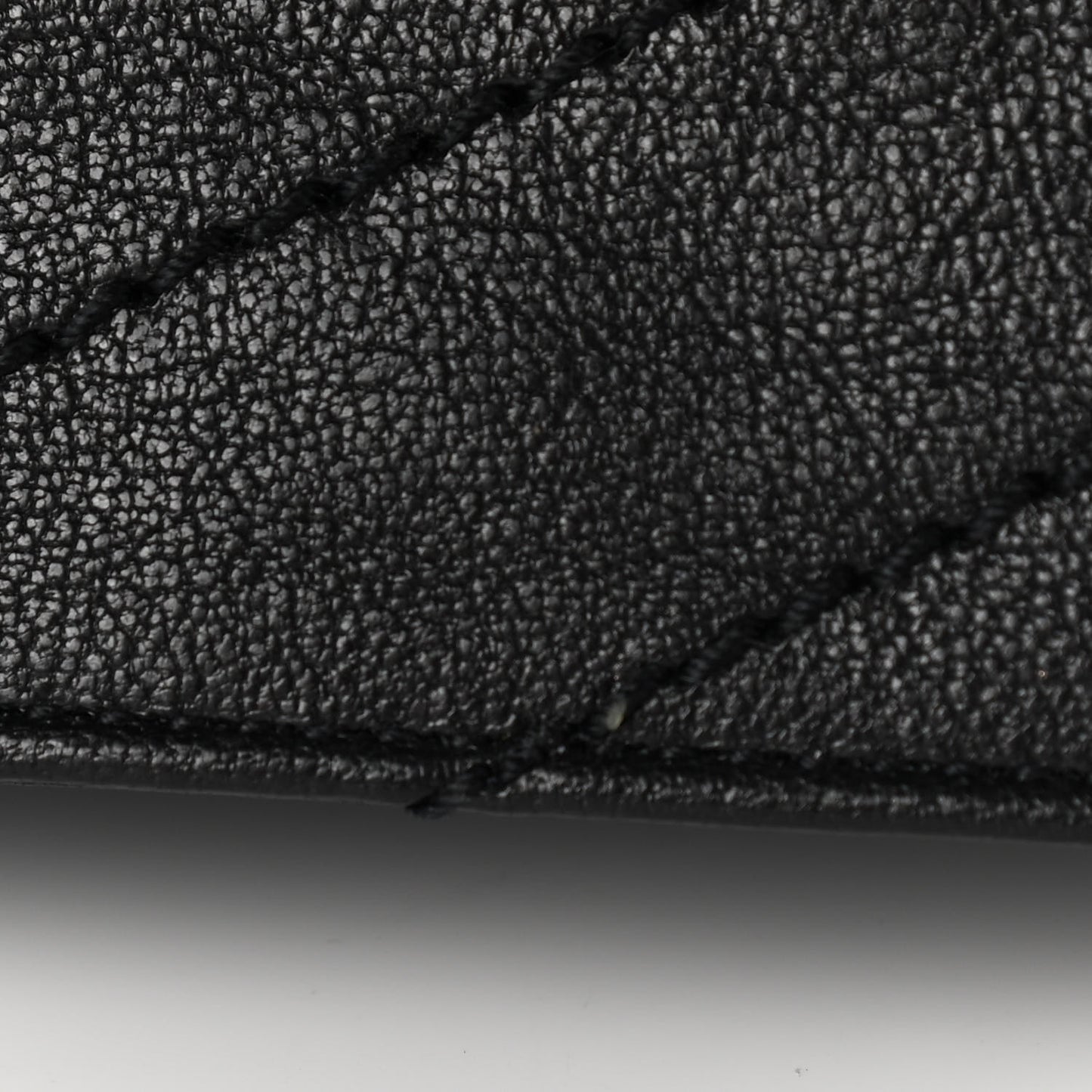 Pebbled Lambskin Chevron Monogram Large Nolita Black