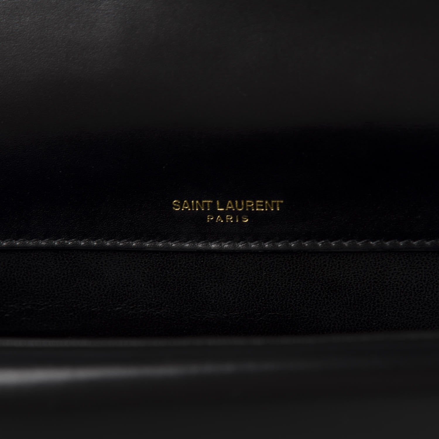 Saint Laurent Smooth Calfskin Monogram Medium Sulpice Shoulder Bag Black 8 of 12