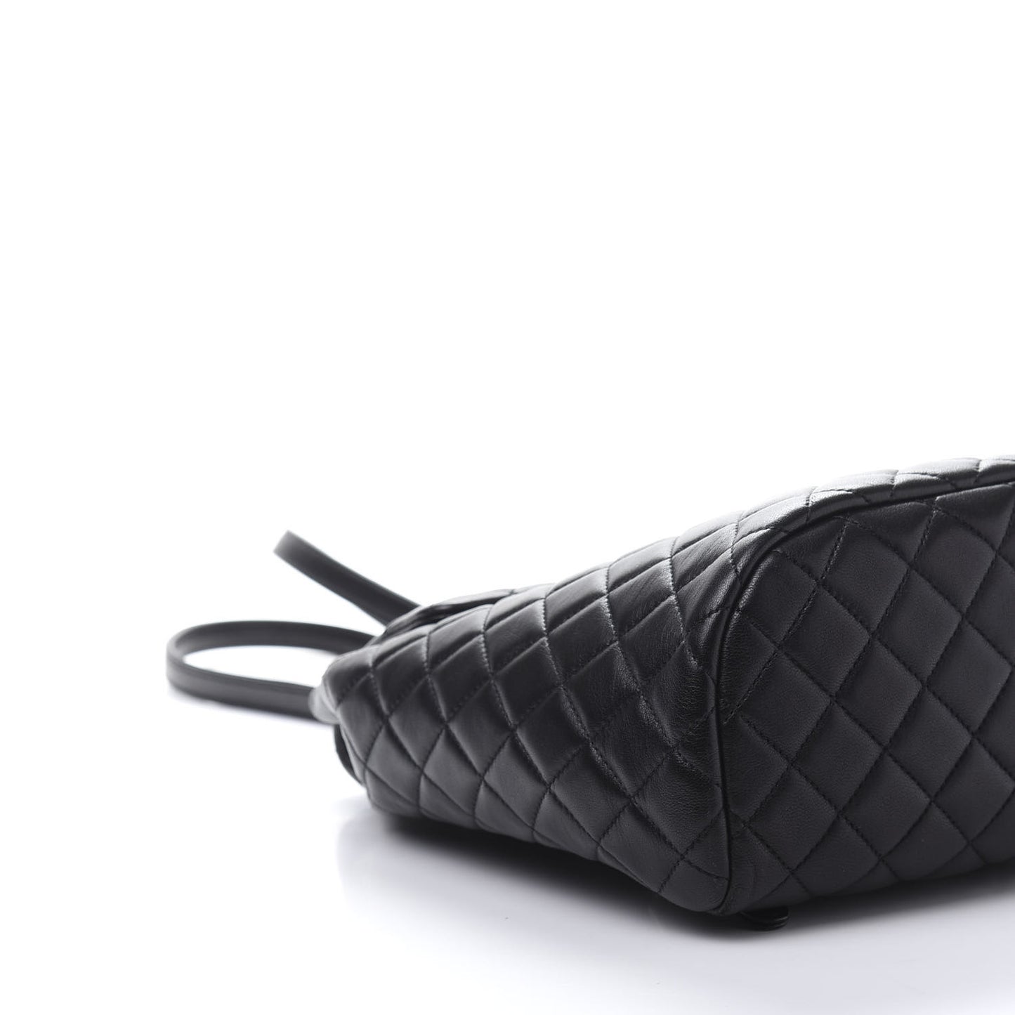 Lambskin Quilted Small Urban Spirit Backpack Black