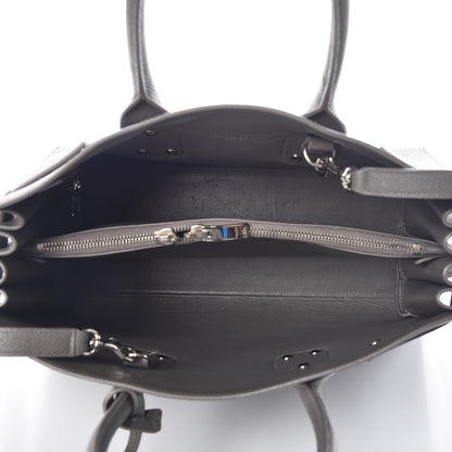 Saint Laurent Grained Calfskin Small Sac De Jour Fog 5 of 32