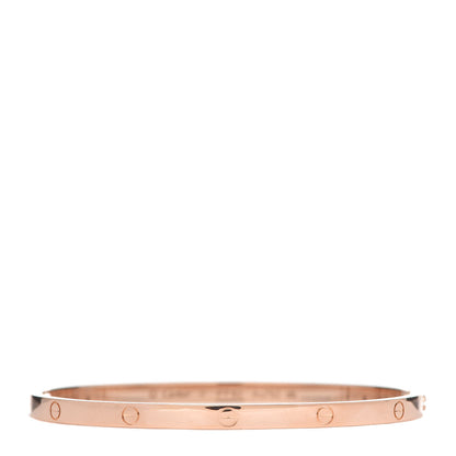 Cartier 18K Pink Gold Small LOVE Bracelet 17 3 of 7
