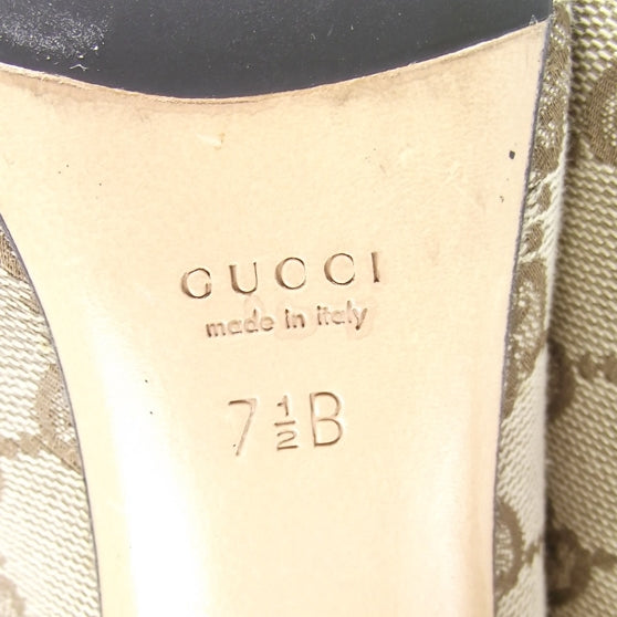 Gucci Monogram Boots 7.5 Ebony 5 of 6