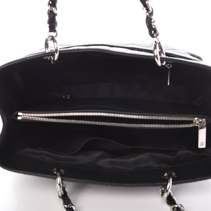 Chanel Caviar Quilted Grand Shopping Tote GST Black 5 of 12