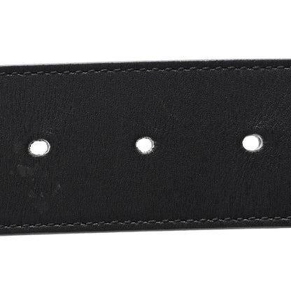 Gucci Moon Calfskin Pearl Double G 40mm Belt 90 36 Black Cream 3 of 11