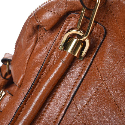 Chloe Sheepskin Stitched Small Paraty Caramel 12 of 22