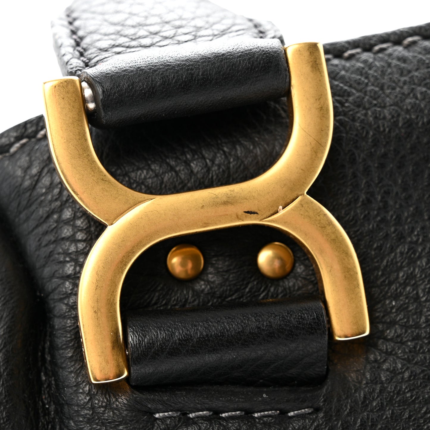 Calfskin Medium Marcie Satchel Black