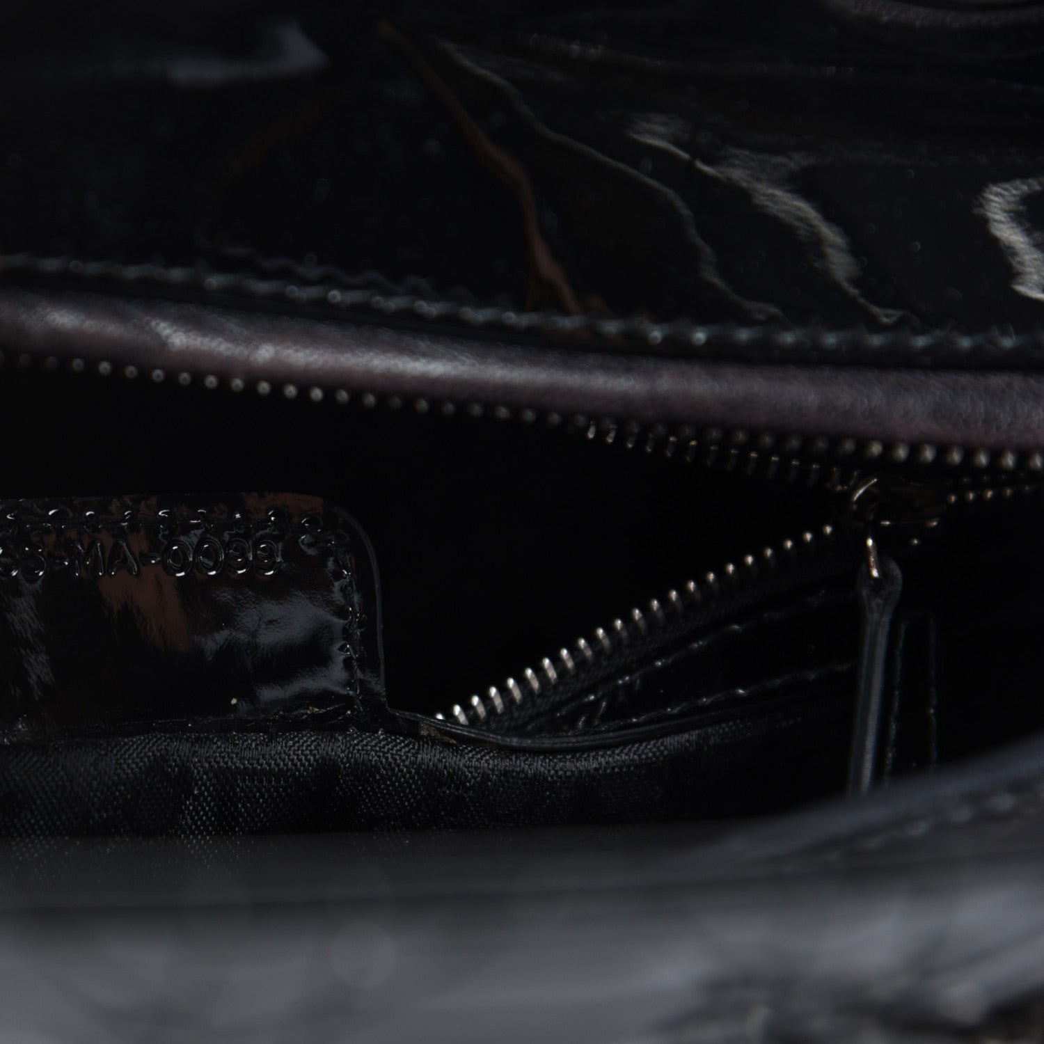 Christian Dior Patent Cannage Large Lady Dior Black 9 of 10