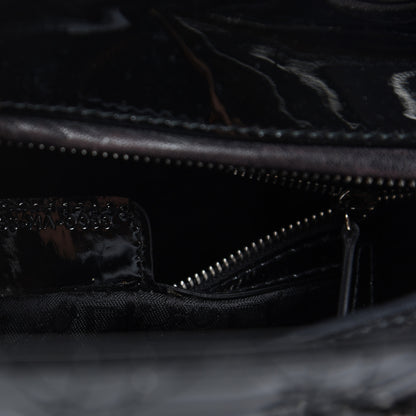 Christian Dior Patent Cannage Large Lady Dior Black 9 of 10