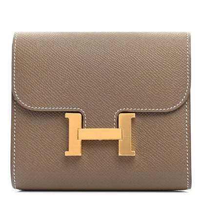 Hermes Epsom Constance Short Wallet Etoupe 1 of 8