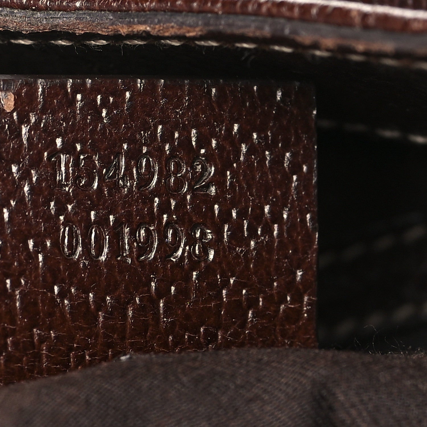 Gucci Monogram Medium Charmy Shoulder Bag Dark Brown 7 of 10