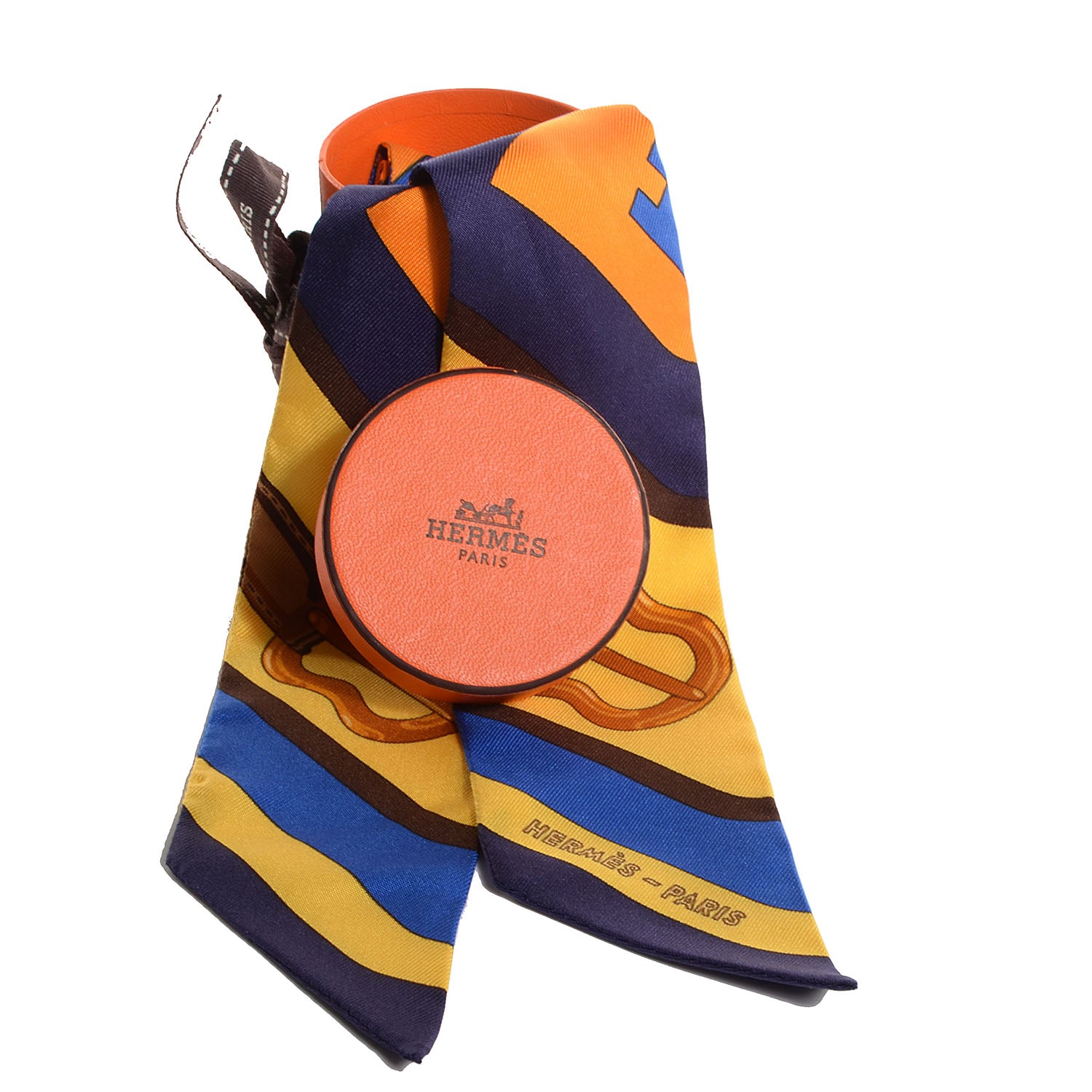 Hermes Silk Coaching Twilly 6 of 6
