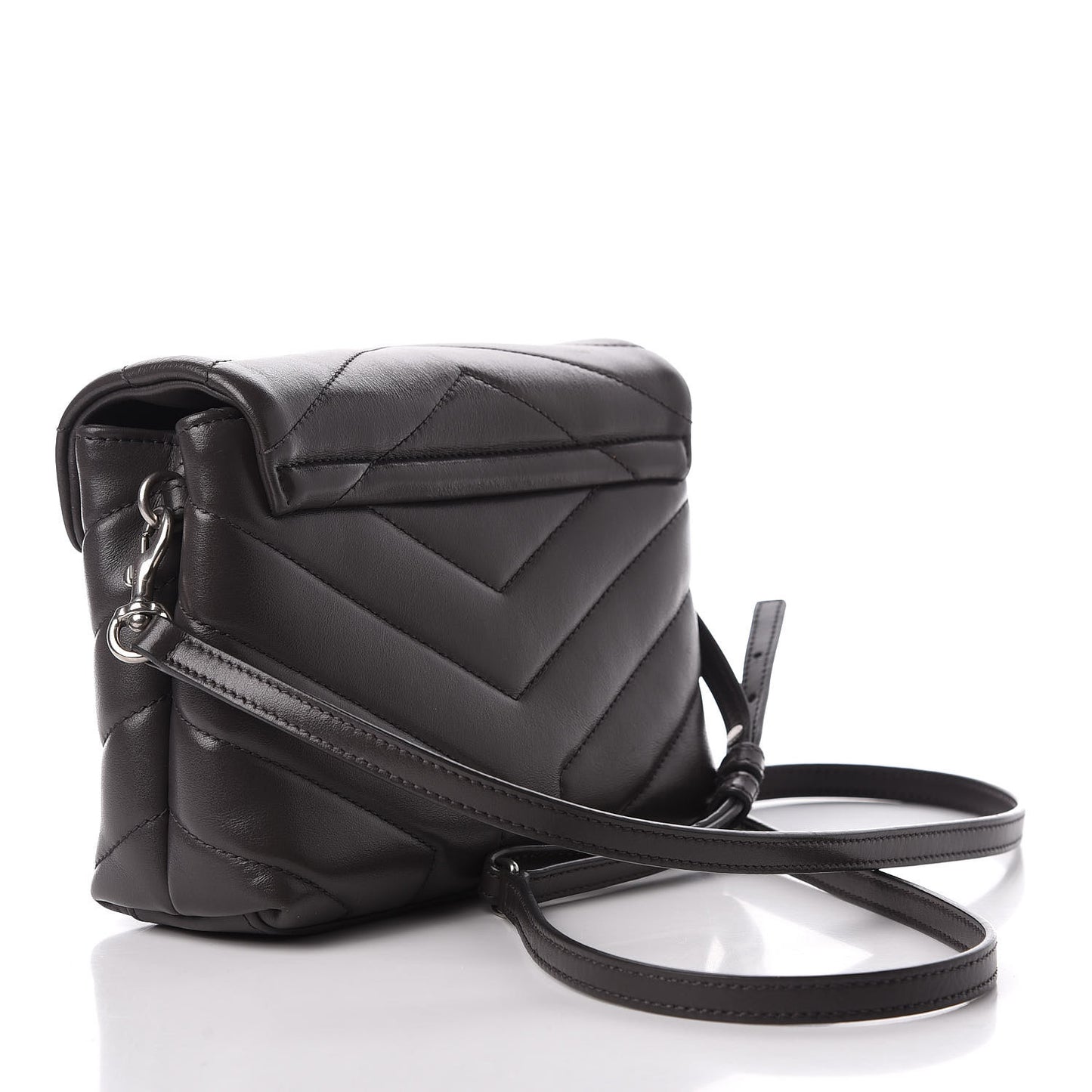 Calfskin Y Quilted Monogram Toy Loulou Crossbody Bag Earth