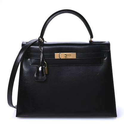 Hermes Box Kelly Sellier 28 Black 1 of 11