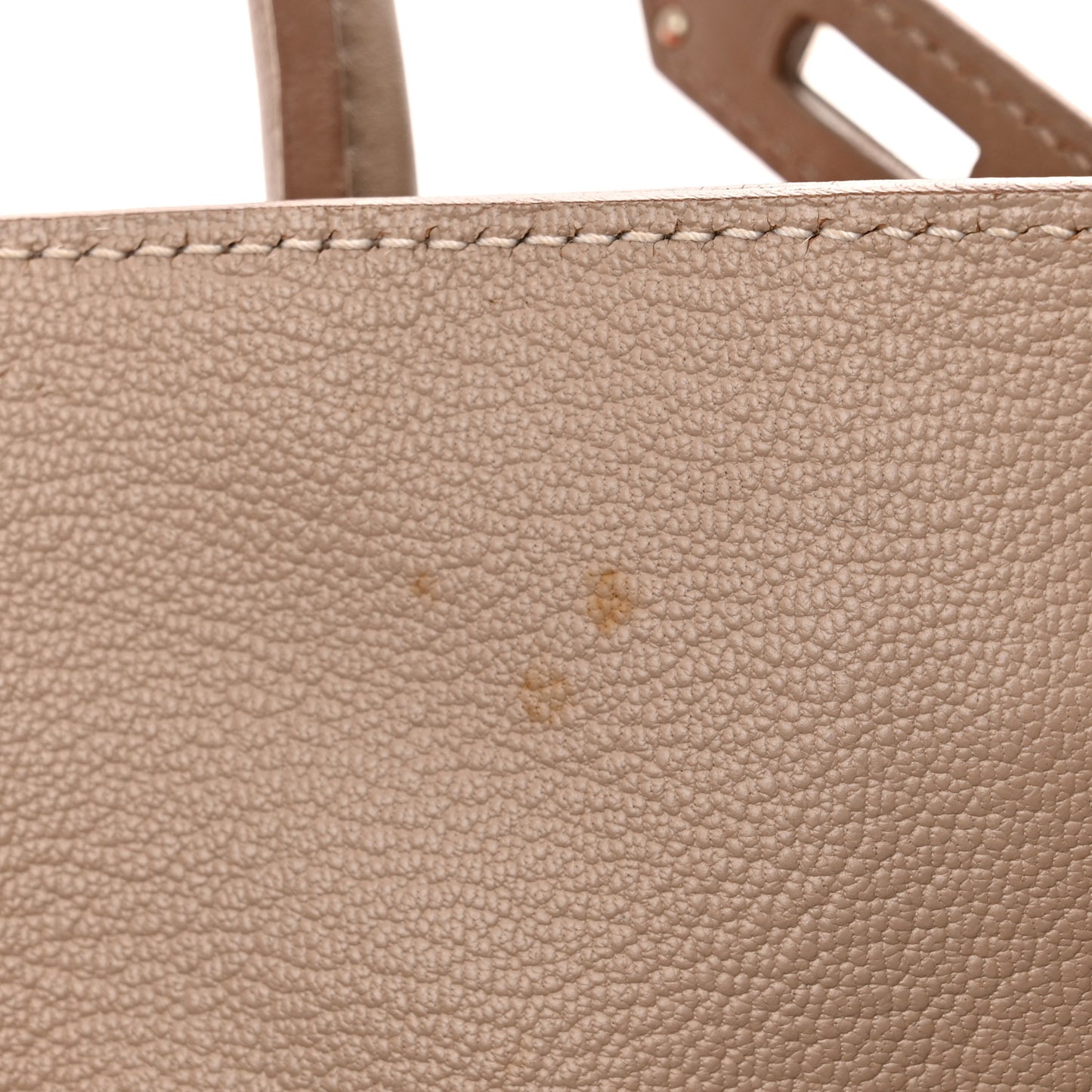 Togo Tadelakt Swift Casaque Tri-Color Birkin 35 Rose Jaipur Argile Etoupe