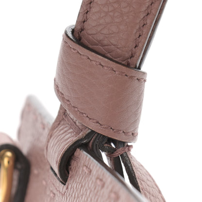Gucci Calfskin Small GG Marmont Top Handle Bag Rosy Phard 24 of 24