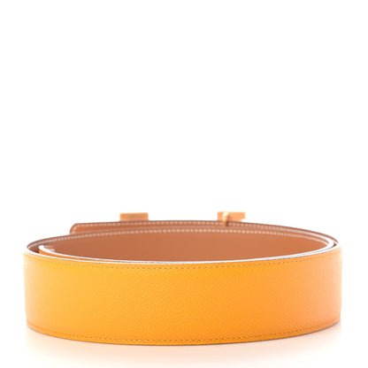 Hermes Epsom Chamonix 42mm Constance Belt 85 Jaune D'Or Natural 2 of 6
