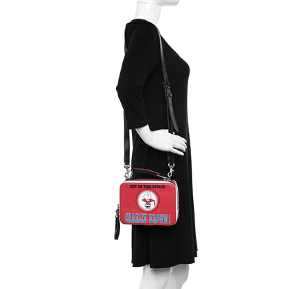 Marc Jacobs X Peanuts Calfskin The Box Crossbody Red 2 of 10