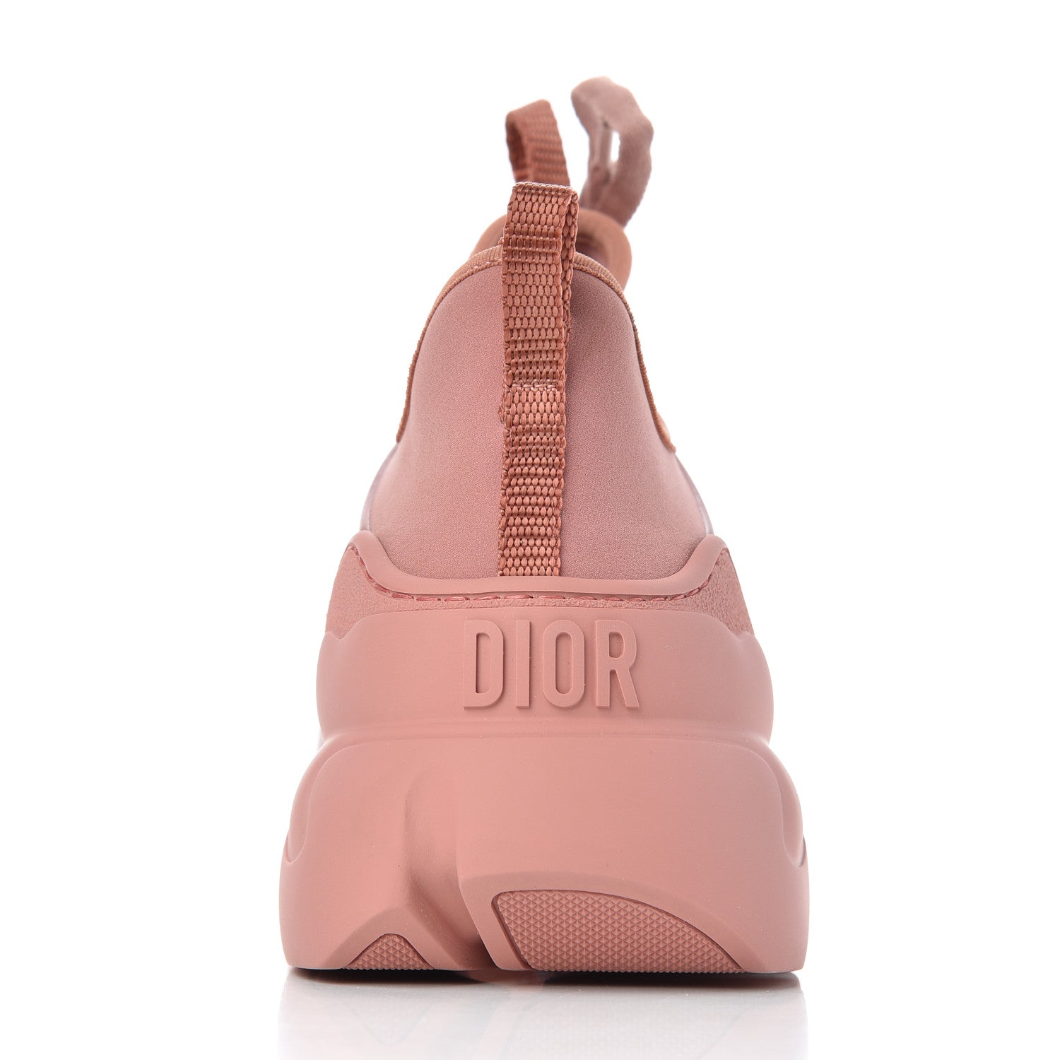 Christian Dior Neoprene Rubber Womens D-Connect Sneakers 38 Deep Nude 12 of 13