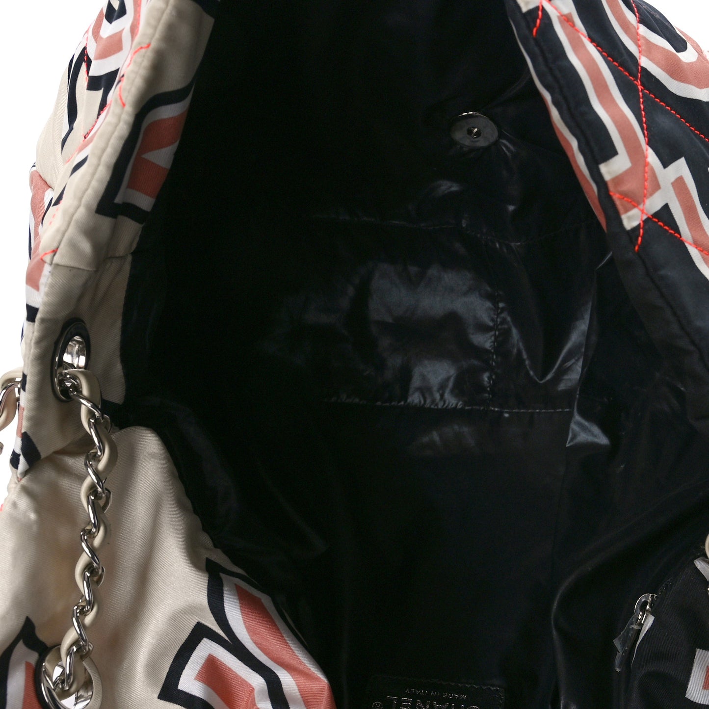 Nylon Printed Maxi Flap Multicolor