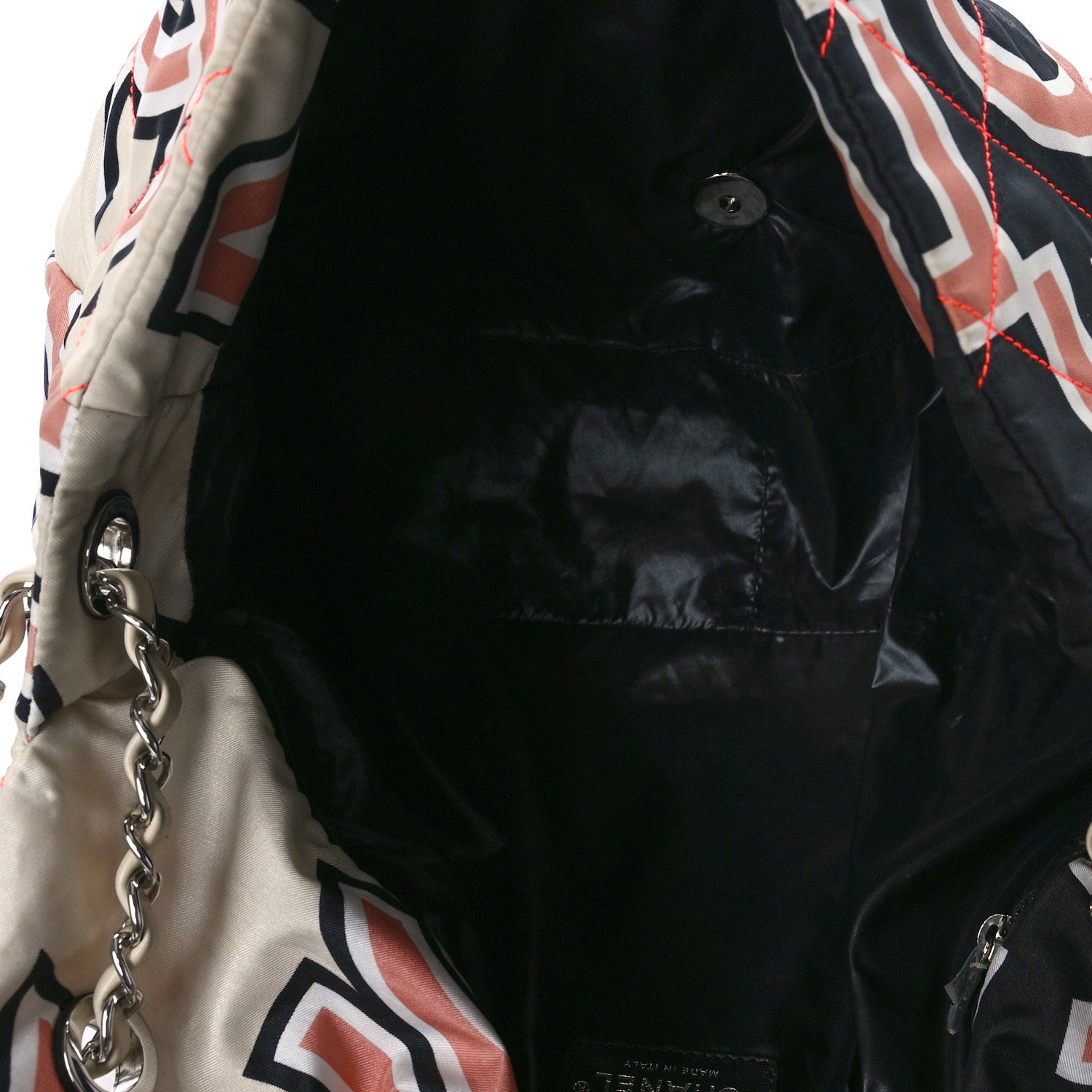 Chanel Nylon Printed Maxi Flap Multicolor 5 of 10