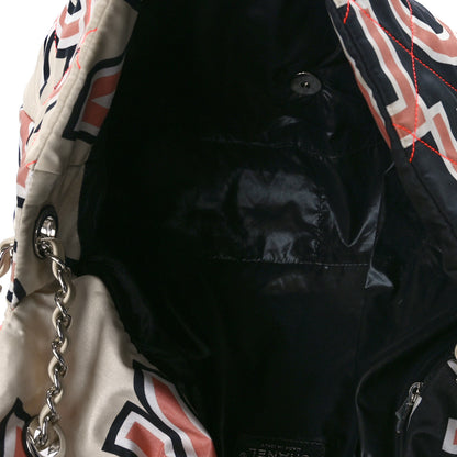 Chanel Nylon Printed Maxi Flap Multicolor 5 of 10