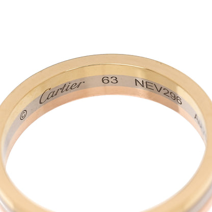 Cartier 18K Pink White Yellow Gold 4.8mm Vendome Louis Cartier Wedding Band Ring 63 10.5 4 of 5