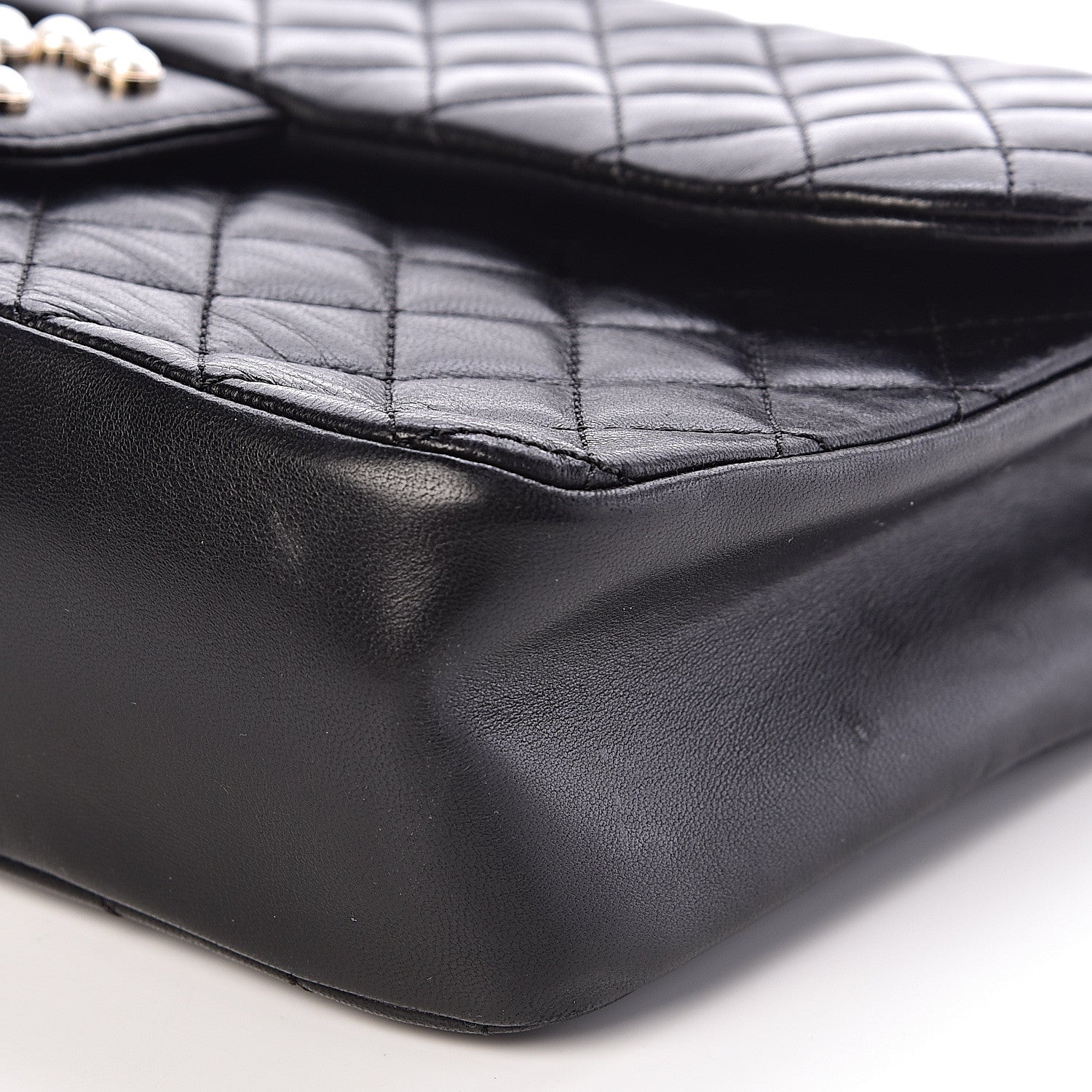 Chanel Lambskin Medium Westminster Pearl Flap Black 10 of 11