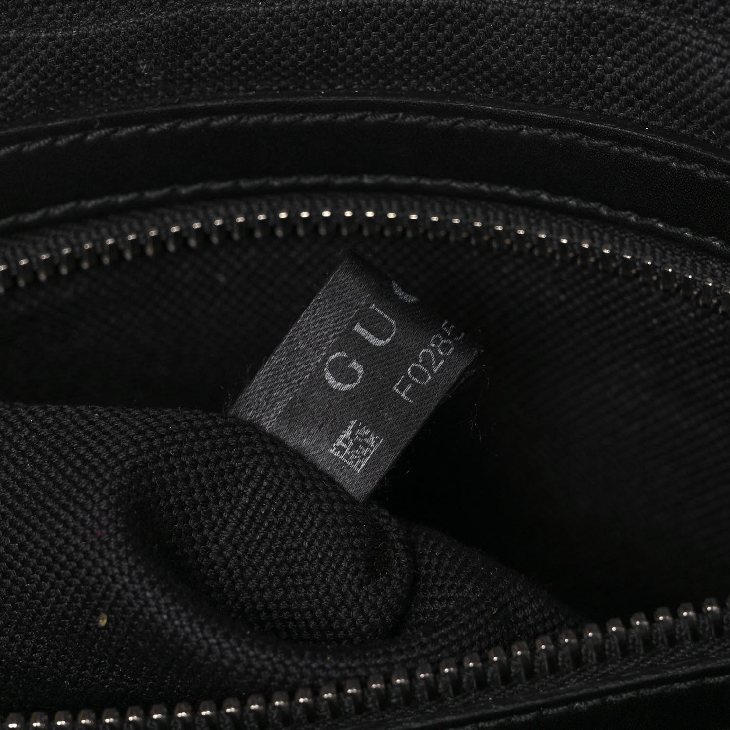 Gucci Soft GG Supreme Monogram Web Belt Bag Black Grey 8 of 14