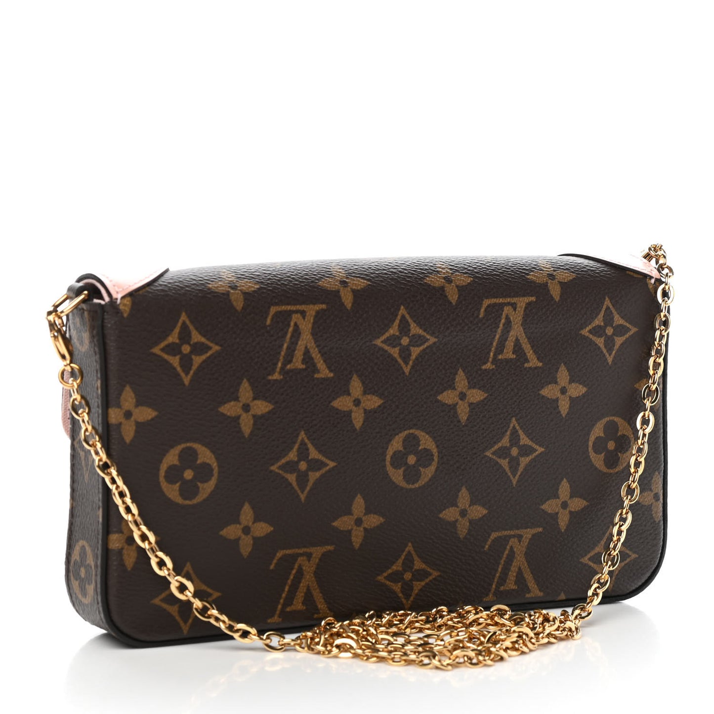 Monogram Valentine Dog Pochette Felicie Chain Wallet