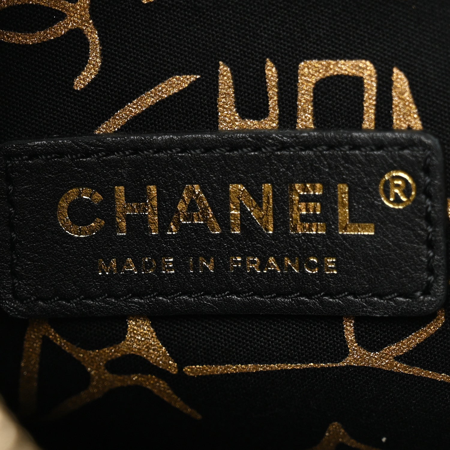 Chanel Metallic Lambskin CC Kheops Pyramid Bag Gold Black 6 of 9