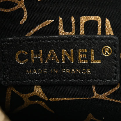Chanel Metallic Lambskin CC Kheops Pyramid Bag Gold Black 6 of 9