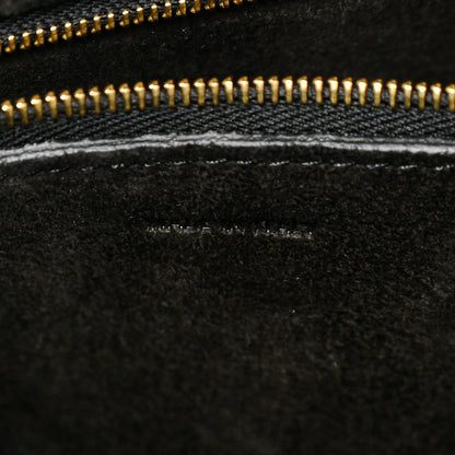 Celine Soft Grained Calfskin Sangle Bucket Bag Black 7 of 11