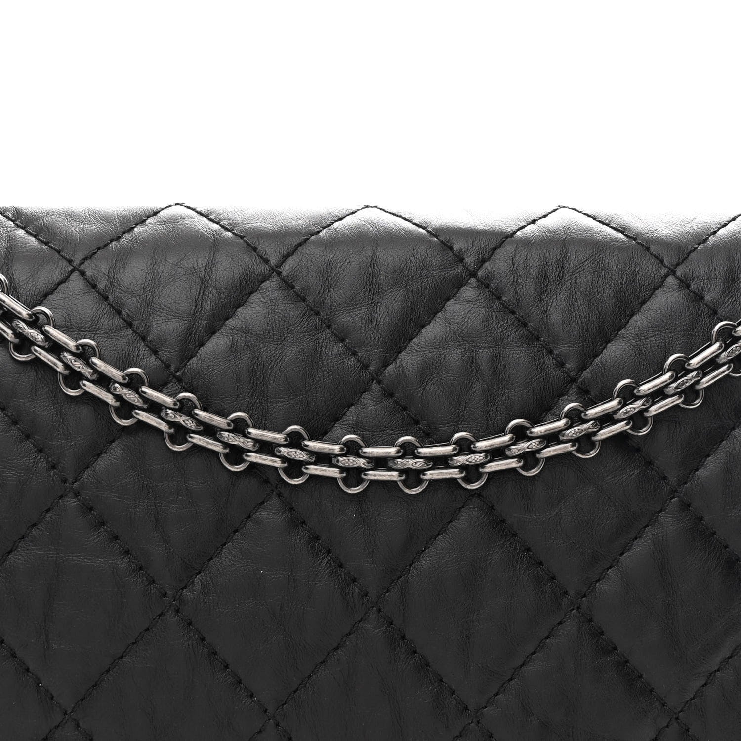 Chanel Aged Calfskin Quilted 2.55 Reissue 227 Flap Black 8 of 10