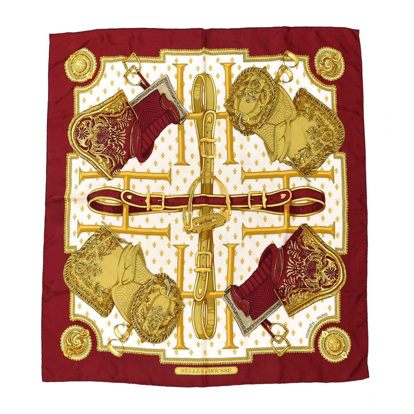 Silk Selles A Housse Scarf 90