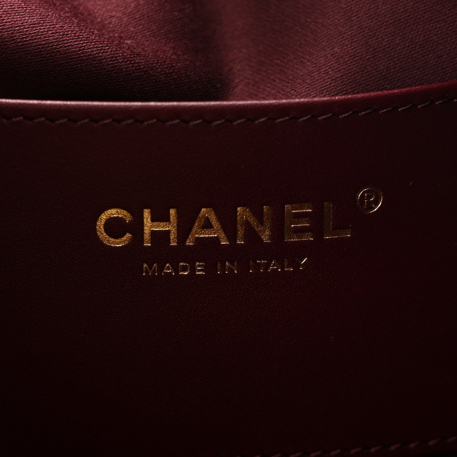 Chanel Caviar Quilted Small Chanel 25 Handbag Burgundy 6 of 11