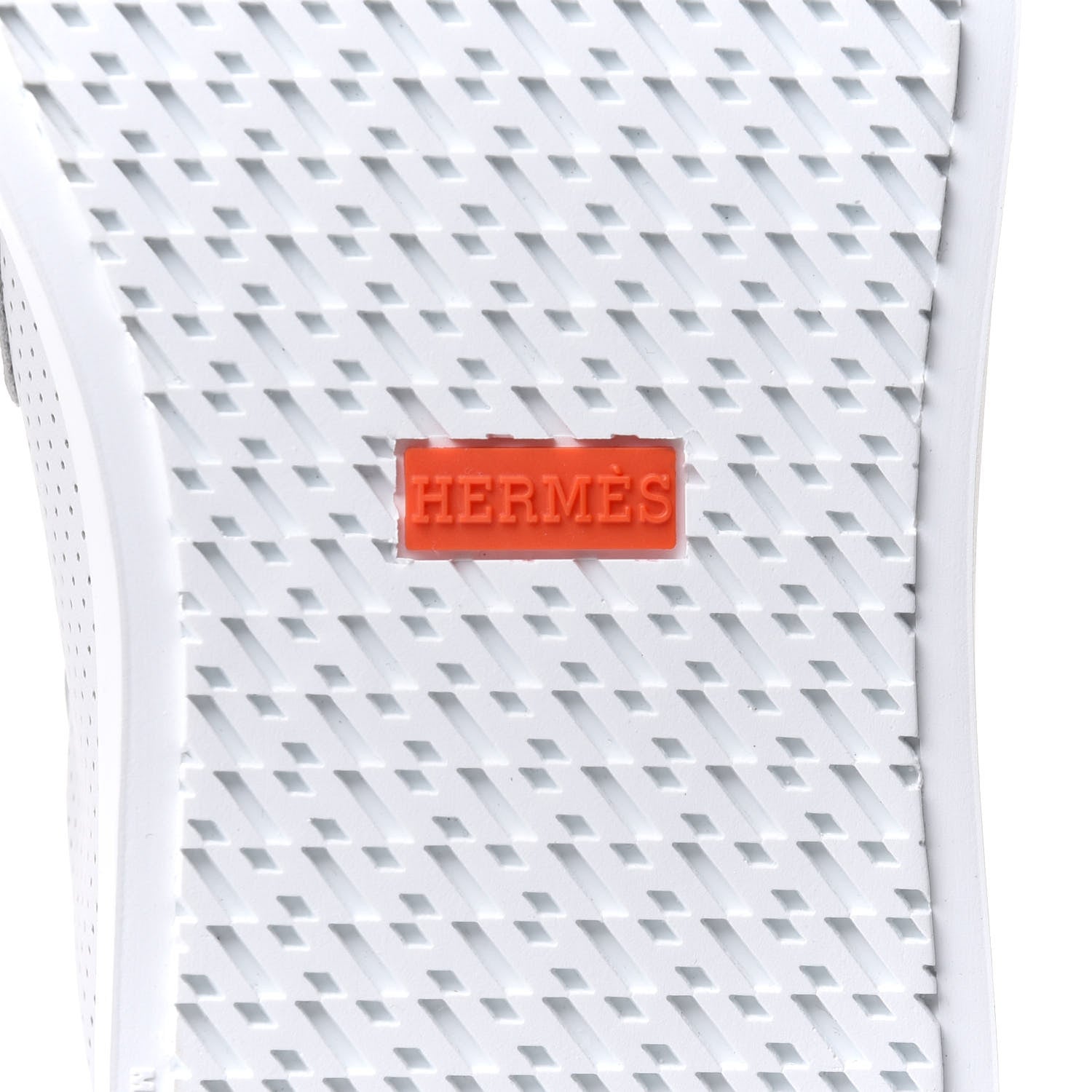 Hermes Calfskin Perforated Day Sneakers 38 White 8 of 13