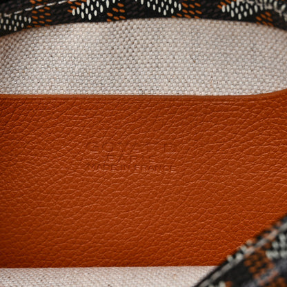 Goyard Goyardine Plumet Wallet Clutch Black Gold 8 of 8