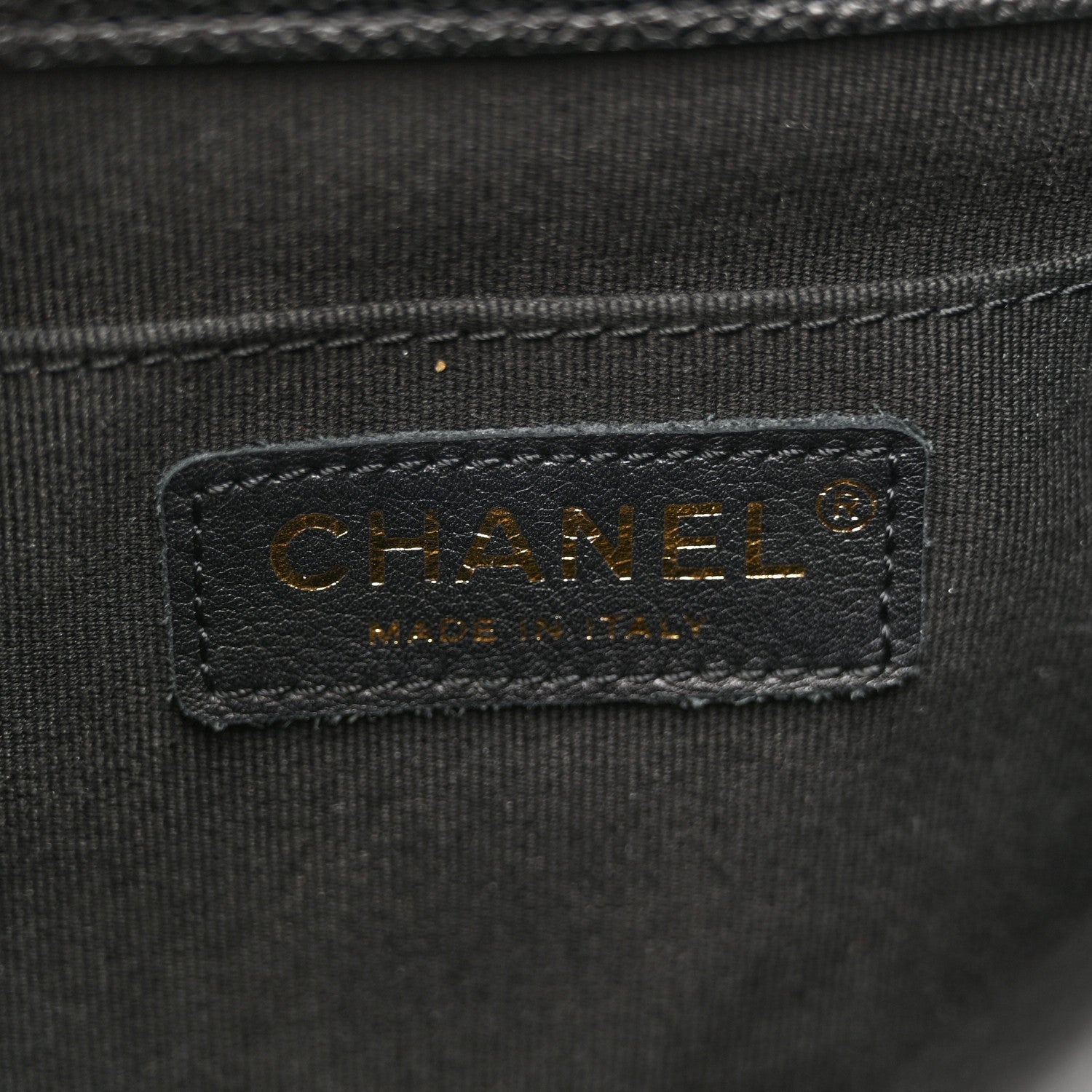 Chanel Shiny Caviar Quilted Medium Duma Pockets Drawstring Backpack Black 6 of 10