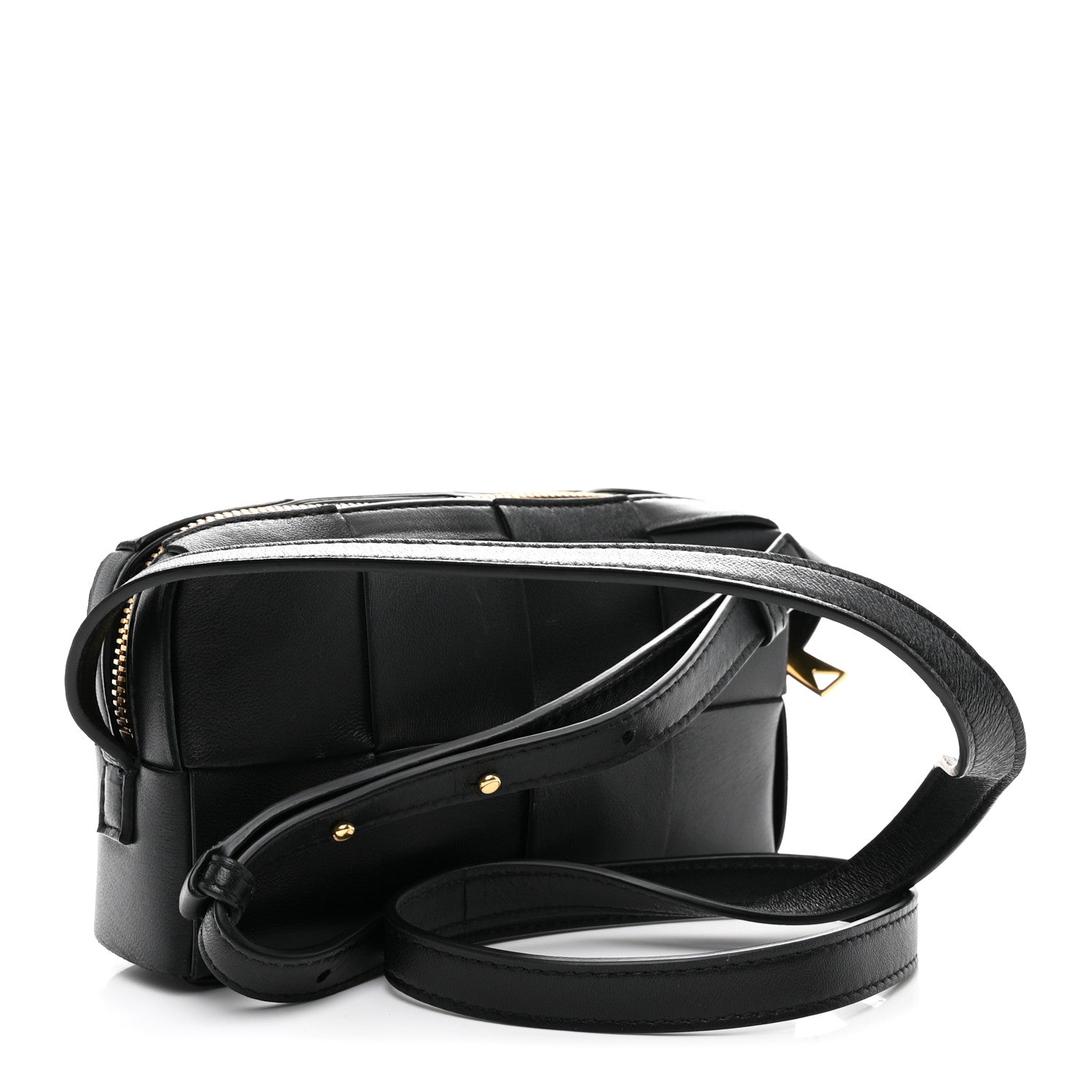 Bottega Veneta Lambskin Maxi Intreccio Cassette Phone Pouch