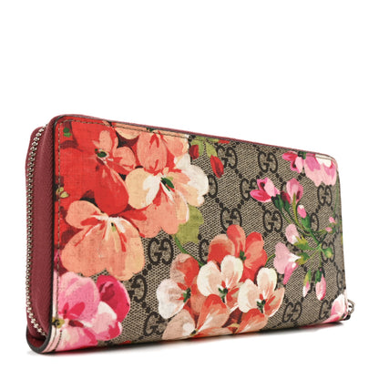 Gucci GG Supreme Monogram Blooms Wrist Wallet Beige Multicolor Beige Multicolor Dry Rose 3 of 8