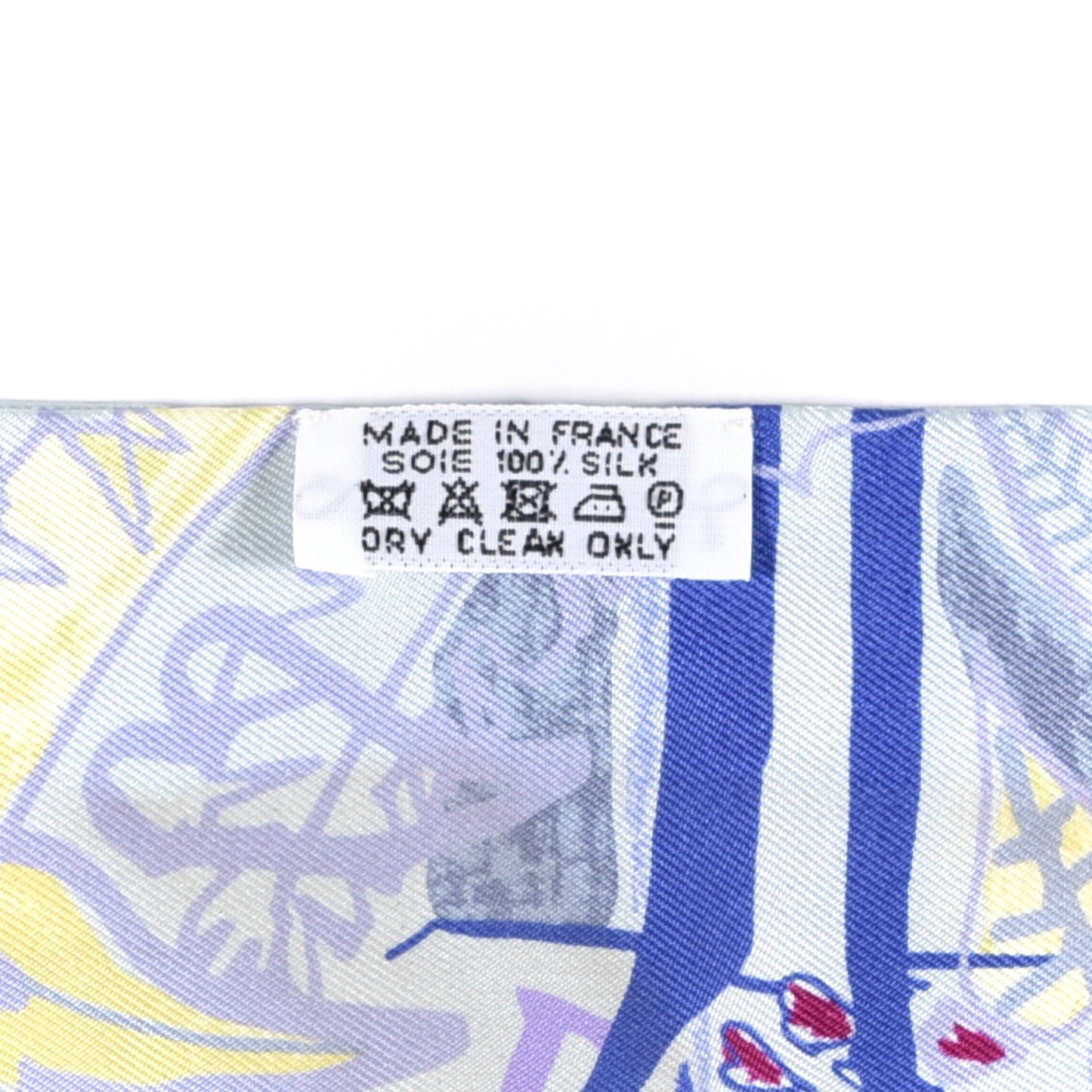 Silk Modernisme Tropical Twilly Bleu Ciel Jaune Vif