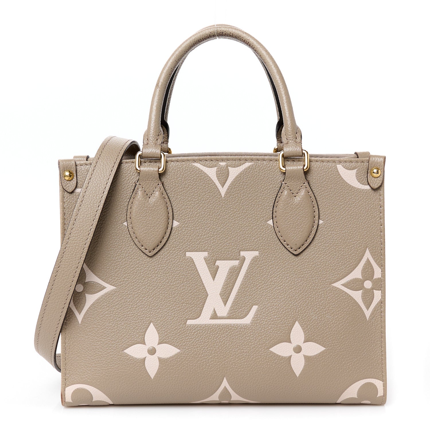 Louis Vuitton Empreinte Monogram Giant Onthego PM Tourterelle Creme 1 of 11