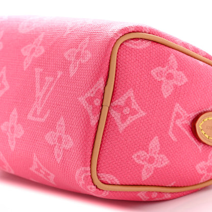 Louis Vuitton Monogram Origine Lin Nano Speedy Rose Ruban 9 of 9