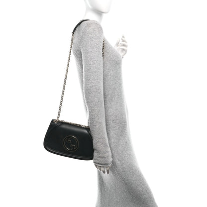 Gucci Calfskin Blondie Medium Shoulder Bag Black 2 of 10