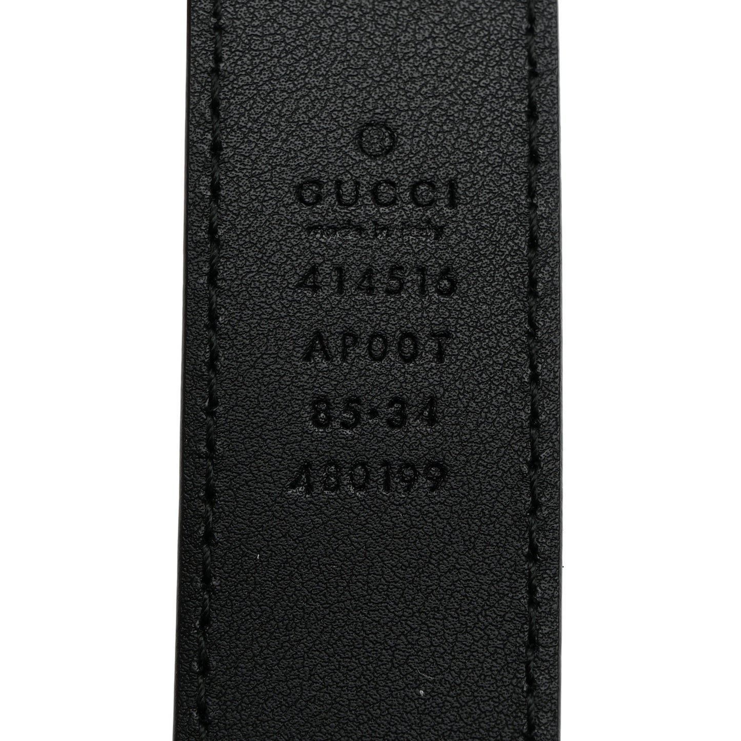 Calfskin Double G 30mm Belt 85 34 Black