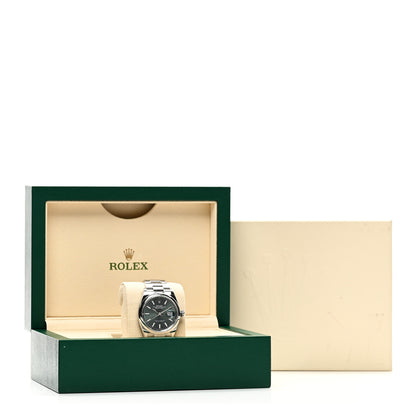 Rolex Stainless Steel 36mm Oyster Perpetual Datejust Watch Mint Green 126200 5 of 5
